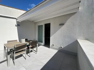 Balcone o terrazza di Villa Giulia Family Apartments- LeresidenzediJesolo