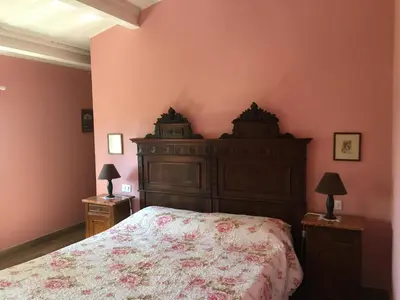 Letto o letti in una camera di Corte San Giuliano