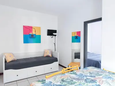Letto o letti in una camera di Mini-Jet