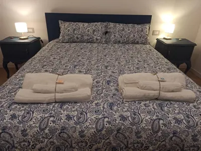 Letto o letti in una camera di La Casuzza