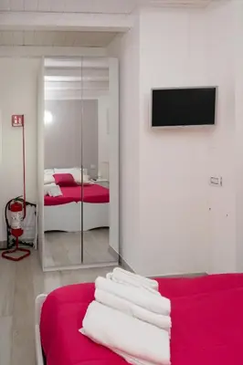 Letto o letti in una camera di Ca' Stefania