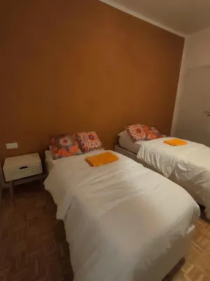 Letto o letti in una camera di Casa di Pam