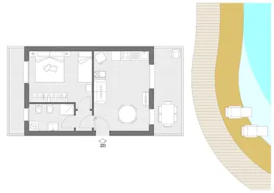 Planimetria di Borgo dei Fiori Apartments