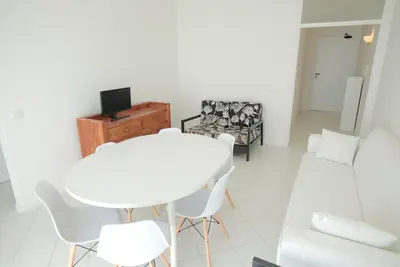 Area soggiorno di Cansiglio Apartments