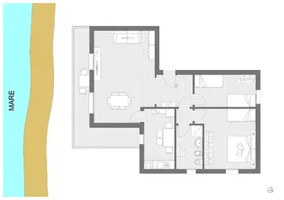 Planimetria di Tiziana Apartments