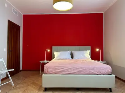 Letto o letti in una camera di Ca' Ponte degli Scalzi train station WI-FI