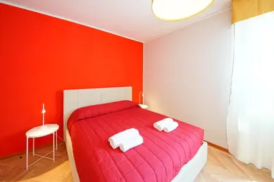 Letto o letti in una camera di Ca' Ponte degli Scalzi train station WI-FI