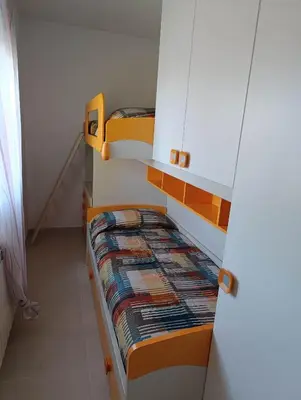 Letto o letti in una camera di Alloggio La Goccia