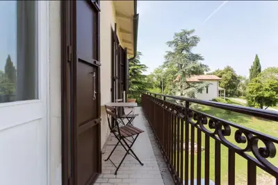 Balcone o terrazza di agriturismo villa marani
