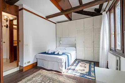 Letto o letti in una camera di Corte Del Remer