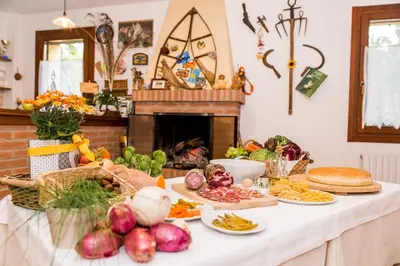 Cibo presso l'agriturismo o nelle vicinanze