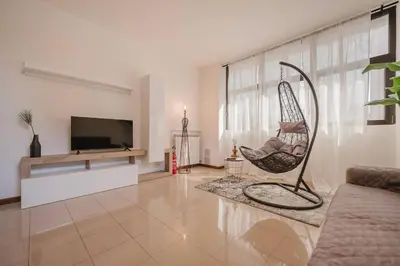 TV o dispositivi per l'intrattenimento presso Unico Apt 8, 4 ospiti, parcheggio gratis, 10 minuti da Venezia