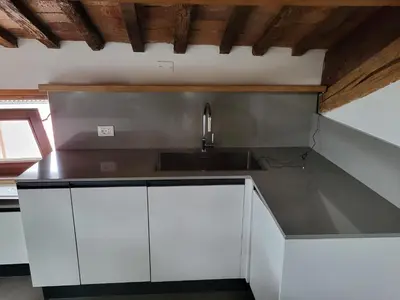 Cucina o angolo cottura di La soffitta di Catterina