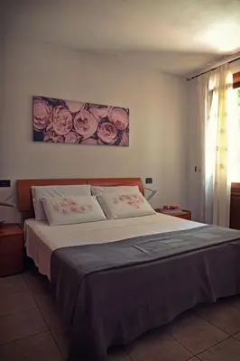 Letto o letti in una camera di La casa di via Argine