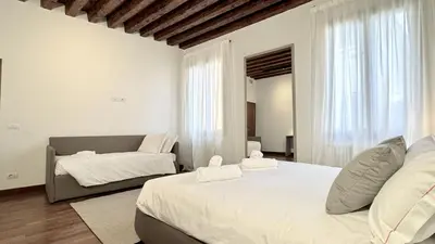 Letto o letti in una camera di Residence Salieri