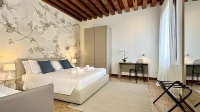 Letto o letti in una camera di Residence Salieri
