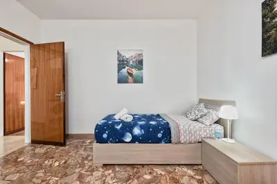 Letto o letti in una camera di Bd home