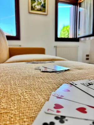 Letto o letti in una camera di Borgo Guardiani House