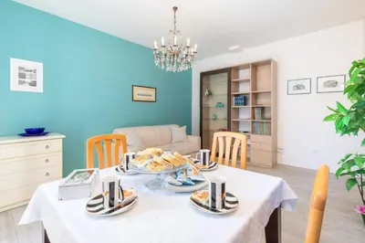Area soggiorno di Casa Serenissima - with free parking