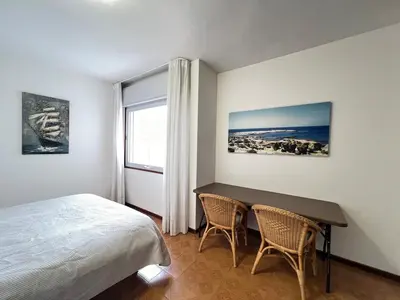 Letto o letti in una camera di Appartamento Frontemare