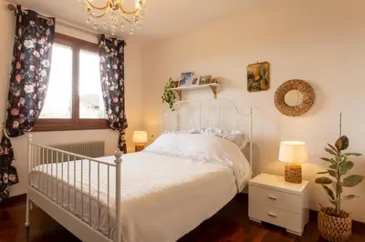 Letto o letti in una camera di Appartamento Vittoria