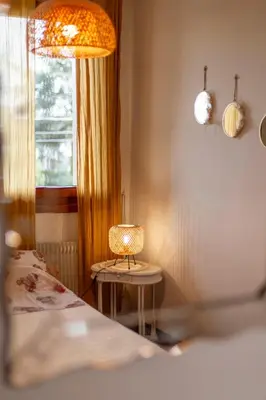 Letto o letti in una camera di Appartamento Vittoria