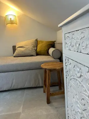 Area soggiorno di Sweet Village Apartment