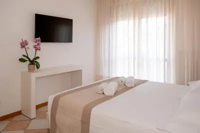 Letto o letti in una camera di Terrace Apartment -M3 Apartments