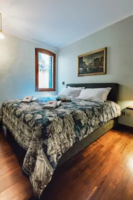 Letto o letti in una camera di Palazzino Veneziano - Charme in the Serenissima
