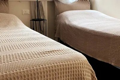 Letto o letti in una camera di Lagoon view terrace apartment