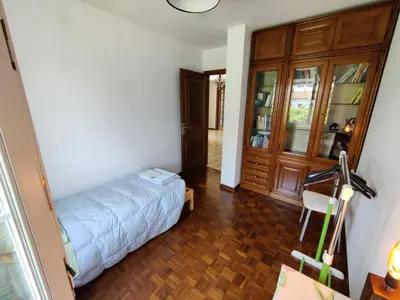 Letto o letti in una camera di Villa alle Querce