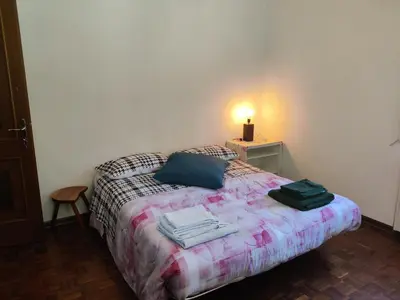 Letto o letti in una camera di Villa alle Querce