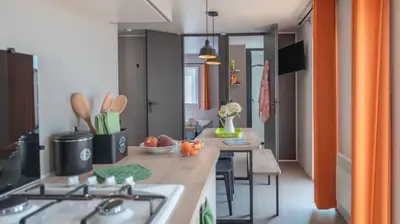 Cucina o angolo cottura di Camping Grande Italia