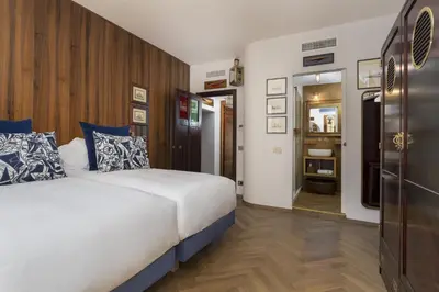 Letto o letti in una camera di The Yacht House Canal View