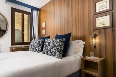 Letto o letti in una camera di The Yacht House Canal View