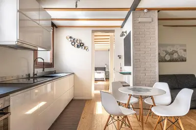 Cucina o angolo cottura di Basilica Prestige Residence, lusso e comfort