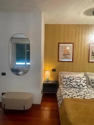 Letto o letti in una camera di Casa Vitale