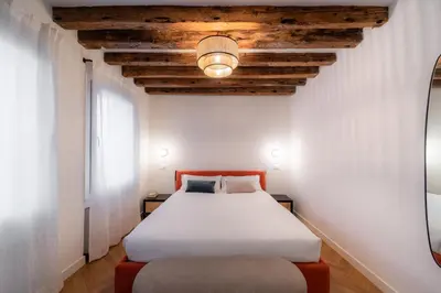 Letto o letti in una camera di Ca' del Bacino - San Marco