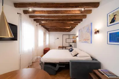 Letto o letti in una camera di Ca' del Bacino - San Marco