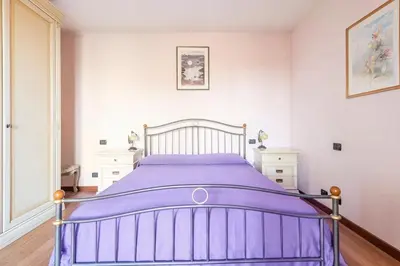 Letto o letti in una camera di Camera privata vicino a Venezia in aperta campagna
