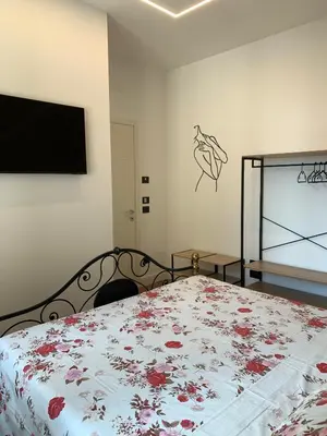 Letto o letti in una camera di La casa di Elena