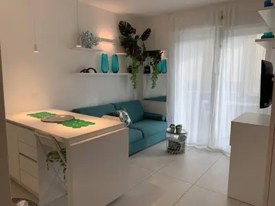 Planimetria di Suite bianca fronte mare