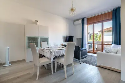 TV o dispositivi per l'intrattenimento presso Palladio Retreat Flat, best comfort in Vicenza