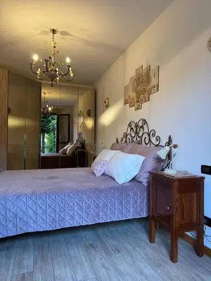 Letto o letti in una camera di Ca'Ilaria vacanze al mare a due passi da Venezia