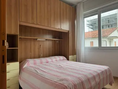 Letto o letti in una camera di Beachfront apartment free park - Jesolo beach