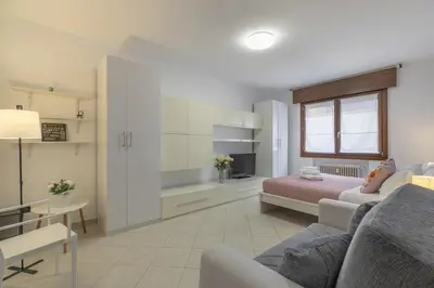 Area soggiorno di Easy Venice - Flat in Mestre