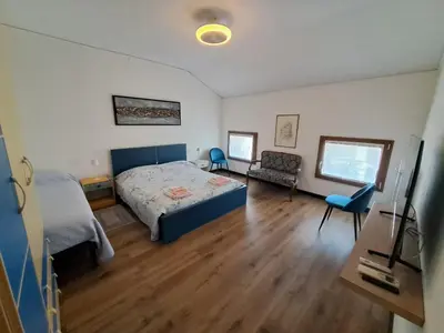 Letto o letti in una camera di Reitia Penthouse in Historic Center