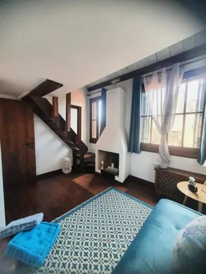 Letto o letti in una camera di Ca' del Bovolo