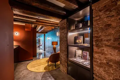 TV o dispositivi per l'intrattenimento presso Palazzo Rota Luxury Apartments