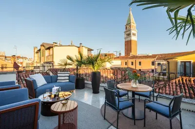 Area soggiorno di Palazzo Rota Luxury Apartments